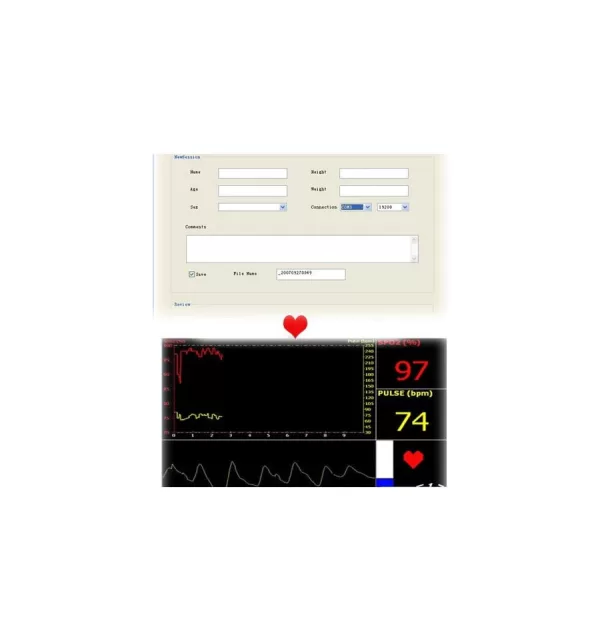 Pulsioxímetro con sonda CMS 60A