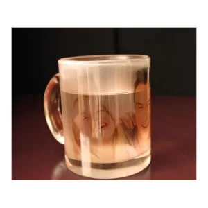 Taza de cristal personalizada