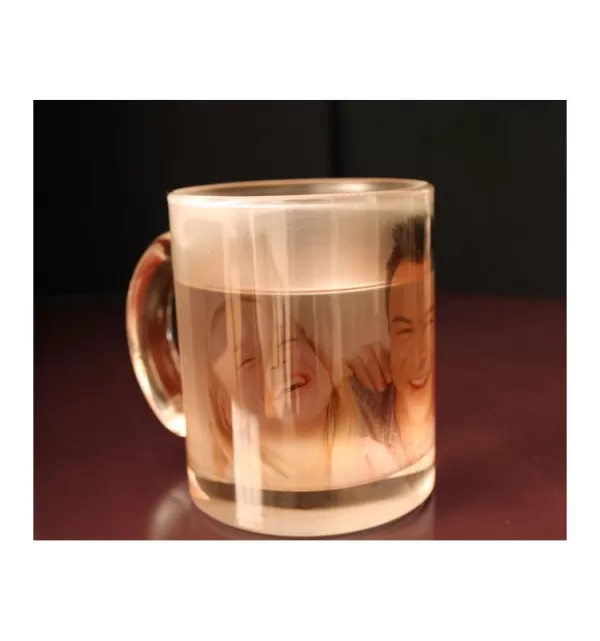 Taza de cristal personalizada