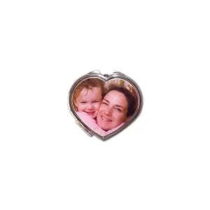 Espejo corazón personalizado