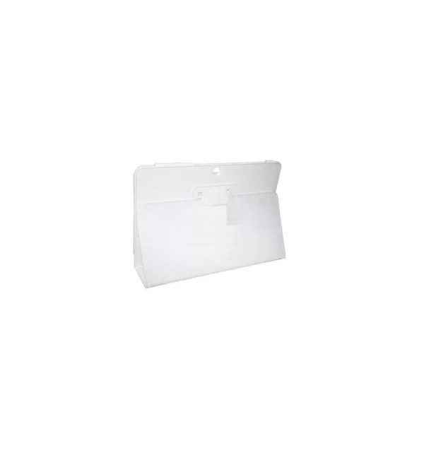 Funda de Piel Cuero Blanco para Samsung Galaxy tab 2 P5100 P5110