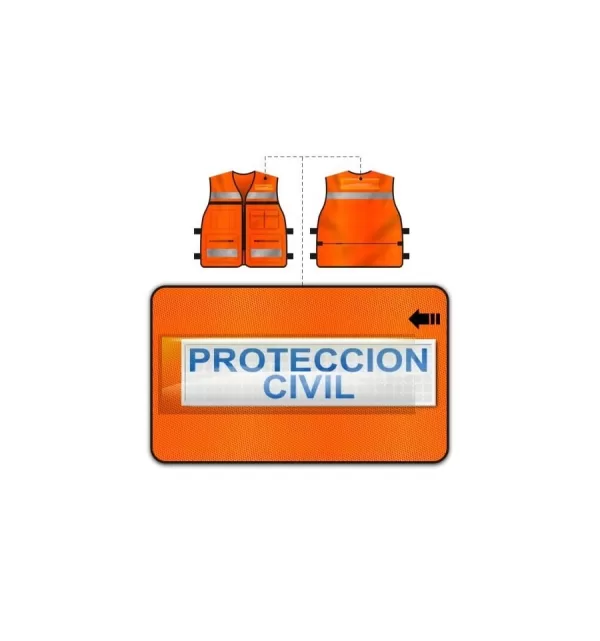 Chaleco Paramédico Multibolsillos en tela