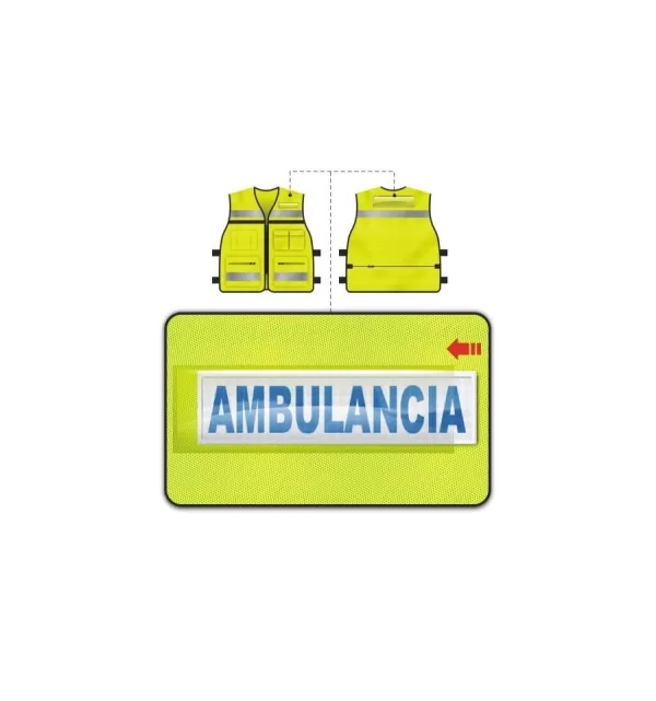 Chaleco Paramédico Multibolsillos en tela