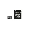 Transcend - Tarjeta de memoria Micro SDHC 8 GB con adaptador SD alta velocidad clase 6