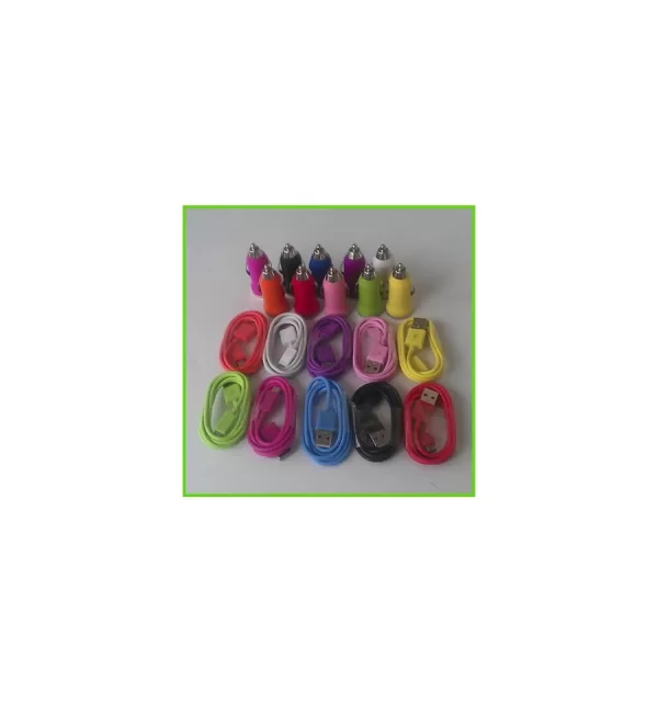 Cargador universal coche 2 en 1 usb/micro usb