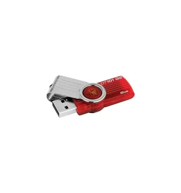 Kingston DataTraveler 101 G2 8GB (Pendrive USB Compacto Rojo)