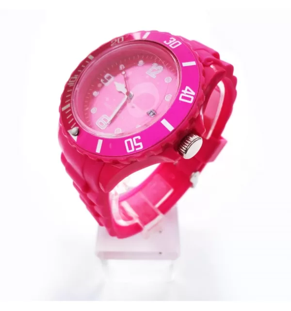 Reloj de Silicona Colores Unisex con Calendario