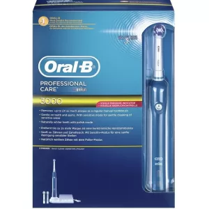 Braun Oral-B - Cepillo de dientes eléctrico recargable Professional Care 3000 - varias modalidades que se adaptan