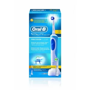 Braun Oral-B - Cepillo de dientes recargable Vitality Precision Clean Deluxe - con temporizador integrado