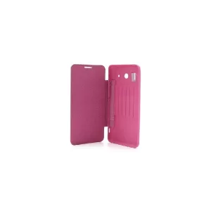Funda libro tipo Flip Cover, cubierta de batería para Huawei Ascend G510 / Orange Daytona