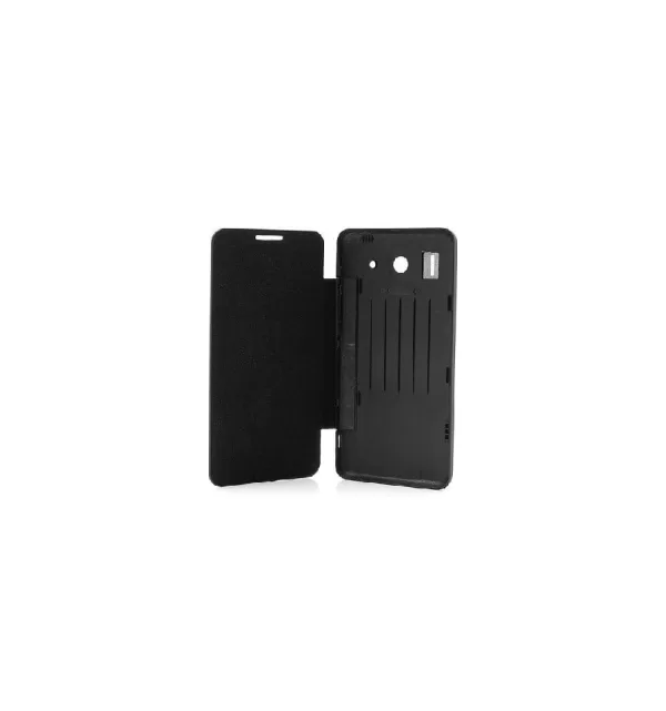 Funda libro tipo Flip Cover, cubierta de batería para Huawei Ascend G510 / Orange Daytona