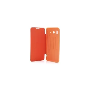 Funda libro tipo Flip Cover, cubierta de batería para Huawei Ascend G510 / Orange Daytona