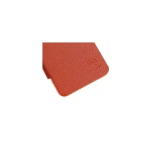 Funda libro tipo Flip Cover, cubierta de batería para Huawei Ascend G510 / Orange Daytona