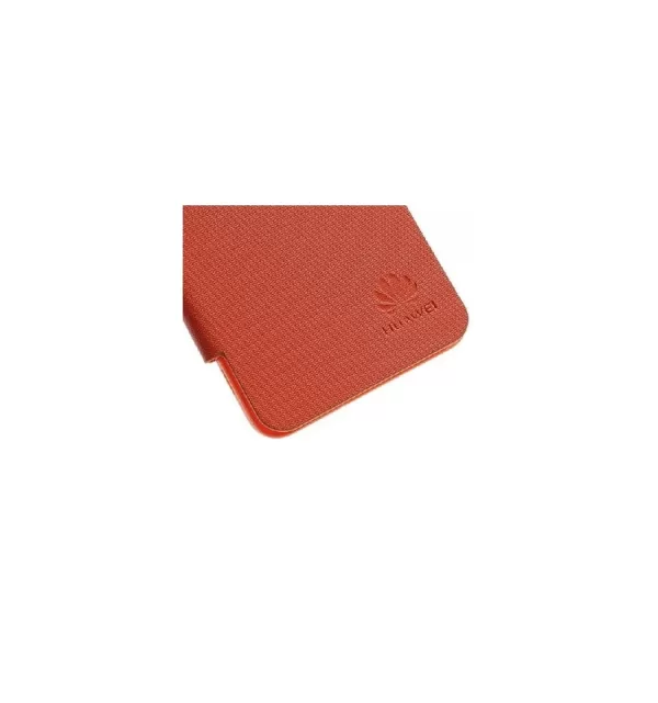 Funda libro tipo Flip Cover, cubierta de batería para Huawei Ascend G510 / Orange Daytona