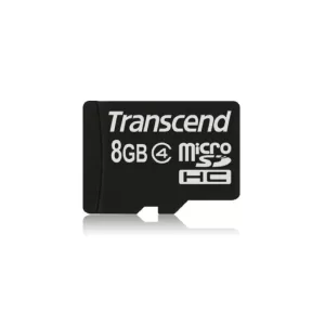 Transcend TS8GUSDC4 - Tarjeta de memoria micro SDHC de 8 GB