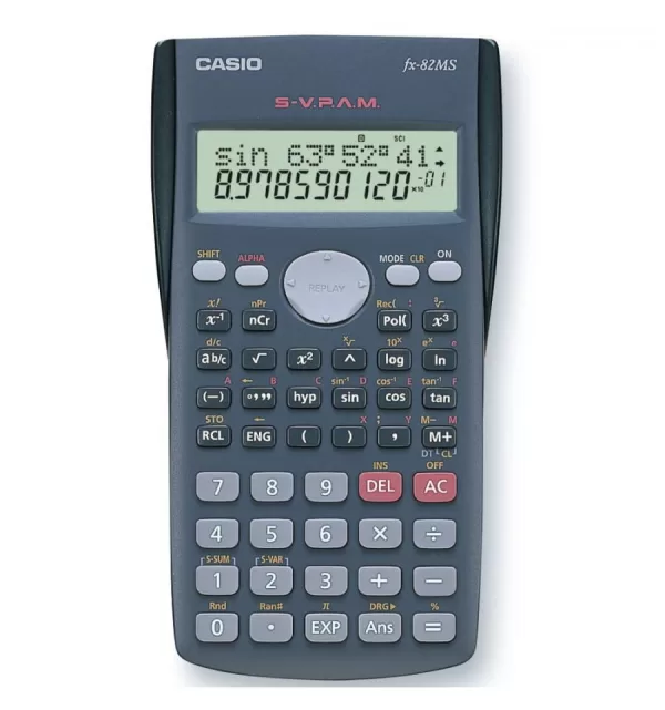 Calculadora Científica Casio fx-82ms (LCD, AA, 125 g, 85 x 156 x 18.6 mm)