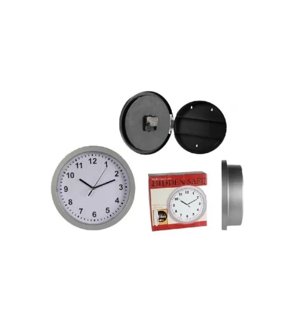 Reloj de Pared con Caja Fuerte oculta