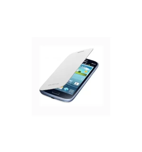 Funda Slim blanca cover flip Samsung Galaxy Core i8260 i8262