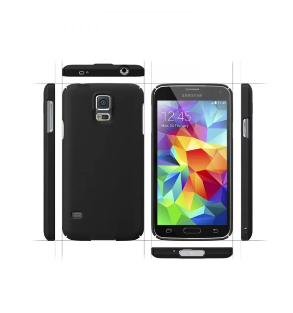 Funda Galaxy S5 Ringke SLIM-FUSION Bumper- Case Double Layer Heavy Duty Protection -FLEX-DELIGHT Cubierta-DISCOVER Flip Cover