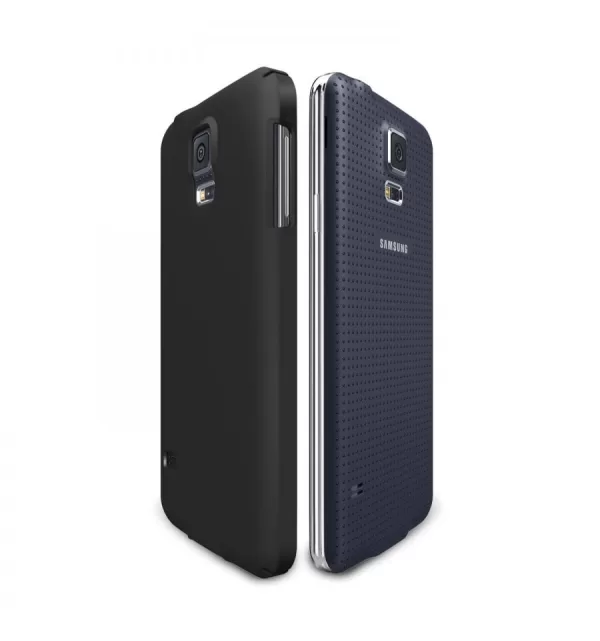 Funda Galaxy S5 Ringke SLIM-FUSION Bumper- Case Double Layer Heavy Duty Protection -FLEX-DELIGHT Cubierta-DISCOVER Flip Cover