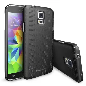 Funda Galaxy S5 Ringke SLIM-FUSION Bumper- Case Double Layer Heavy Duty Protection -FLEX-DELIGHT Cubierta-DISCOVER Flip Cover