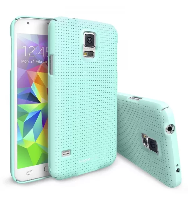 Funda Galaxy S5 Ringke SLIM-FUSION Bumper- Case Double Layer Heavy Duty Protection -FLEX-DELIGHT Cubierta-DISCOVER Flip Cover