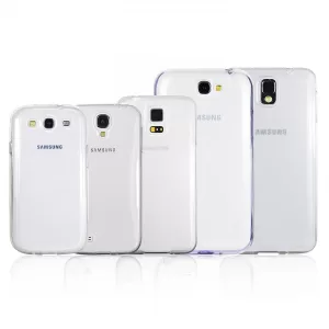 JETech® Slim Fit Galaxy S5 Funda Carcasa con Anti-Arañazos para Samsung Galaxy S V Case Cover (Suave Clara)