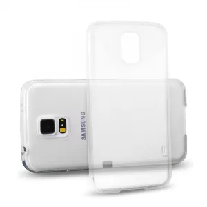 JETech® Slim Fit Galaxy S5 Funda Carcasa con Anti-Arañazos para Samsung Galaxy S V Case Cover (Suave Clara)