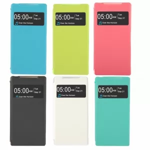 Funda tipo libro nueva flip cover view para Sony Experia Z2