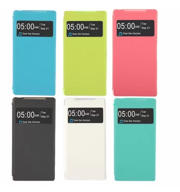 Funda tipo libro nueva flip cover view para Sony Experia Z2
