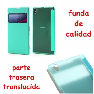 Funda tipo libro nueva flip cover view para Sony Experia Z2